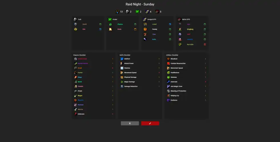 raid composition tool